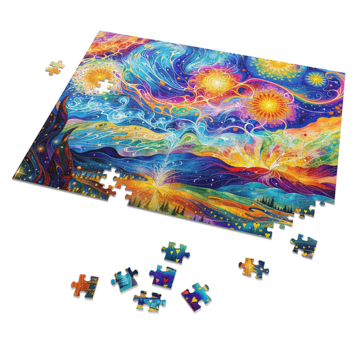 Cosmic Vibrant Landscape - Jigsaw Puzzle (100, 252, 500, 1000 pieces) - Puzzle - g(0D·IO) - 29.25" × 19.75" (1000 pcs) - -