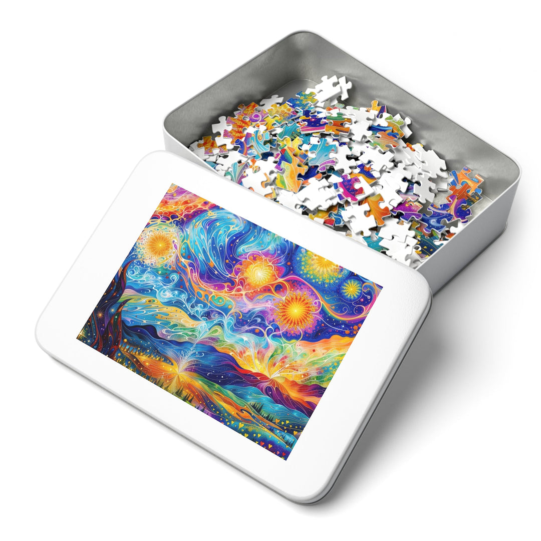 Cosmic Vibrant Landscape - Jigsaw Puzzle (100, 252, 500, 1000 pieces) - Puzzle - g(0D·IO) - 29.25" × 19.75" (1000 pcs) - -