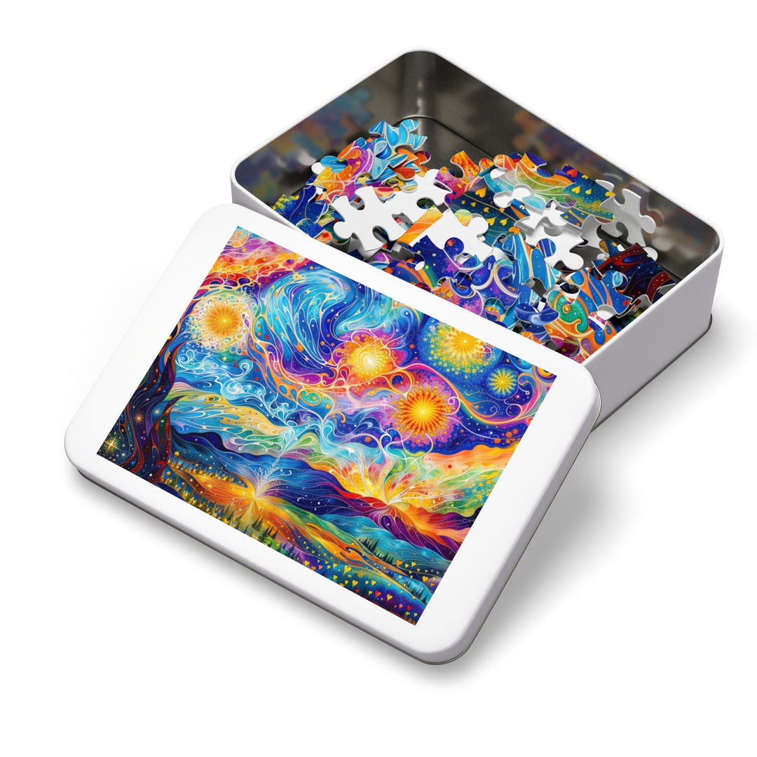 Cosmic Vibrant Landscape - Jigsaw Puzzle (100, 252, 500, 1000 pieces) - Puzzle - g(0D·IO) - 29.25" × 19.75" (1000 pcs) - -