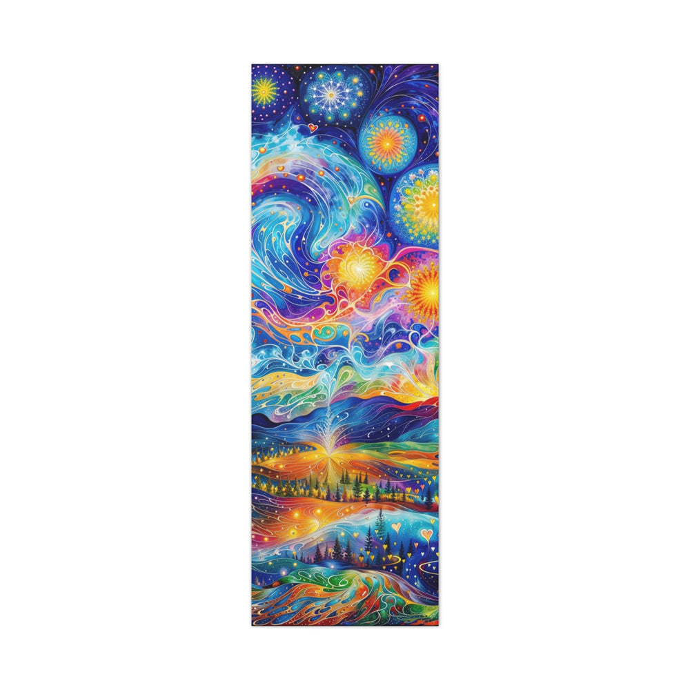 Cosmic Vibrant Landscape - Matte Canvas Print 1.25" - Canvas - g(0D·IO) - 20" x 60" (Vertical) - 1.25" -