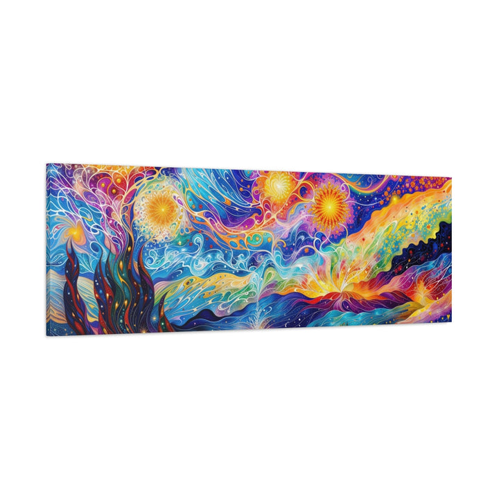 Cosmic Vibrant Landscape - Matte Canvas Print 1.25" - Canvas - g(0D·IO) - 36" x 36" - 1.25" -