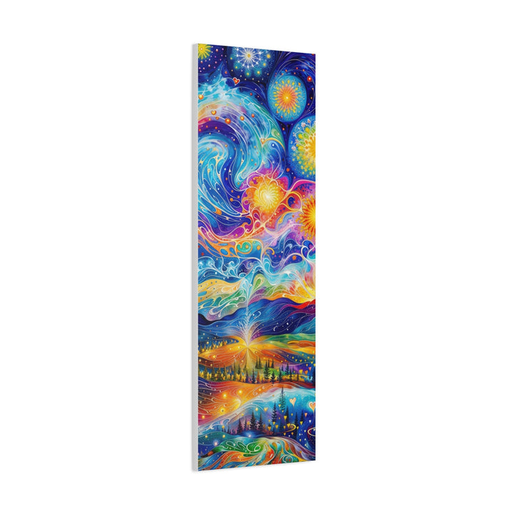 Cosmic Vibrant Landscape - Matte Canvas Print 1.25" - Canvas - g(0D·IO) - 36" x 36" - 1.25" -