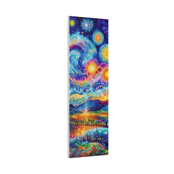 Cosmic Vibrant Landscape - Matte Canvas Print 1.25" - Canvas - g(0D·IO) - 36" x 36" - 1.25" -