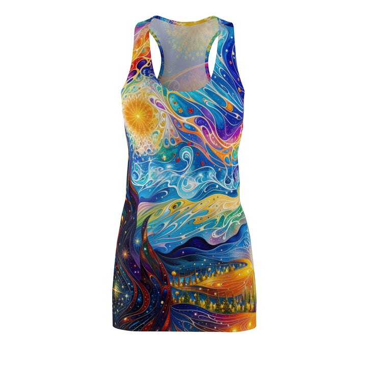 Cosmic Vibrant Landscape - Racerback Dress - All Over Prints - g(0D·IO) - XS - -