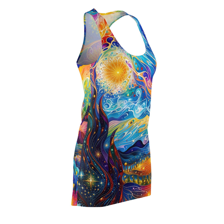 Cosmic Vibrant Landscape - Racerback Dress - All Over Prints - g(0D·IO) - XS - -