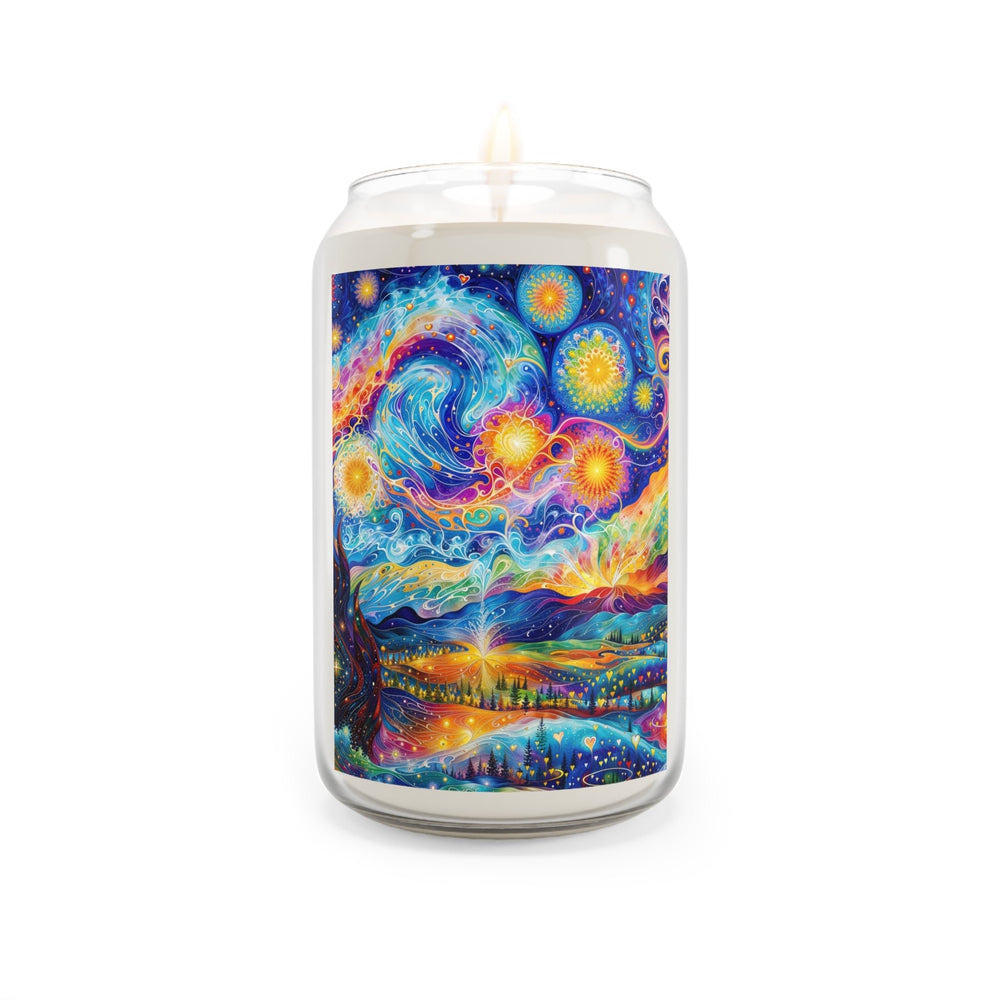 Cosmic Vibrant Landscape - Scented Candle - Home Decor - g(0D·IO) - Sea Breeze - 13.75oz -