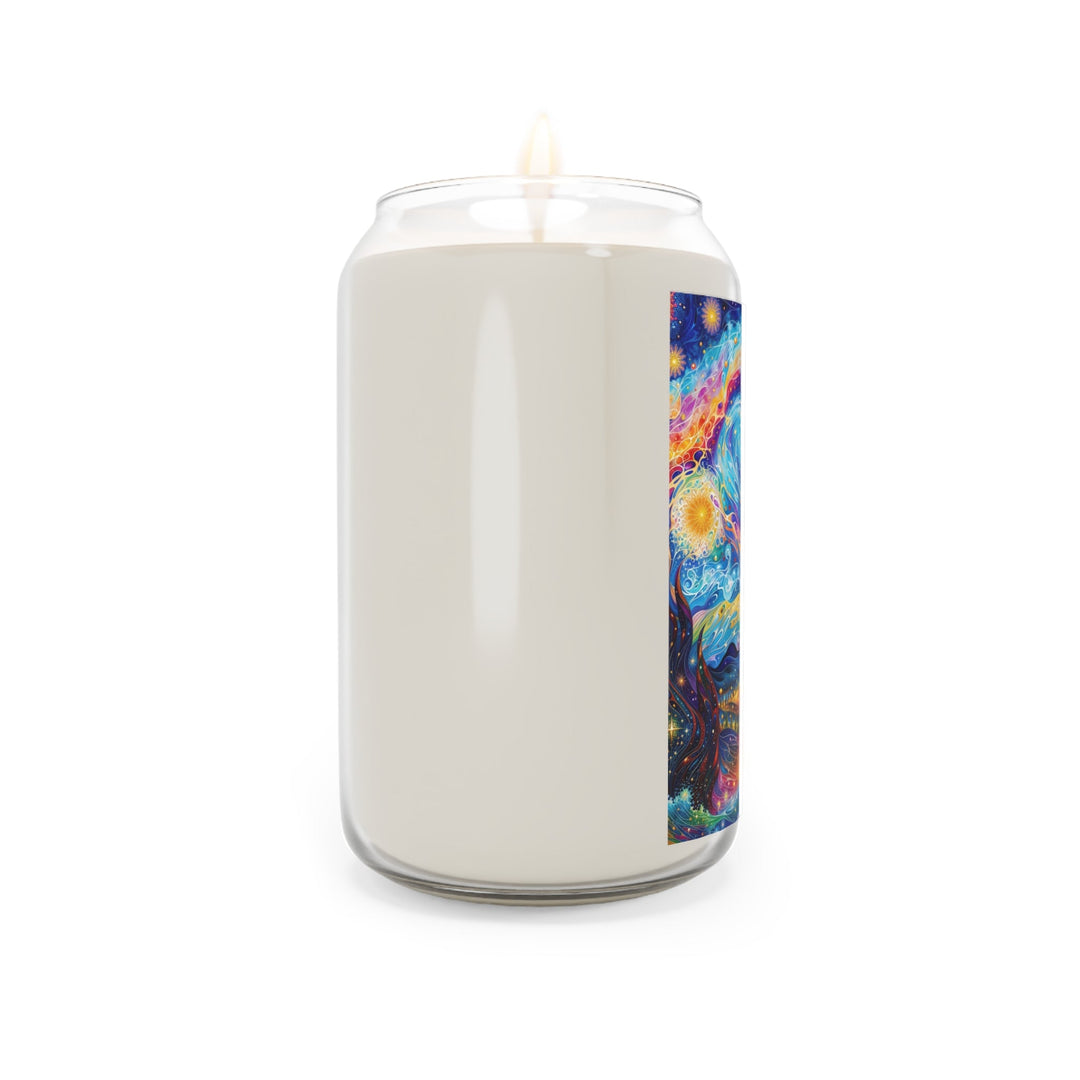 Cosmic Vibrant Landscape - Scented Candle - Home Decor - g(0D·IO) - Vanilla Bean - 13.75oz -