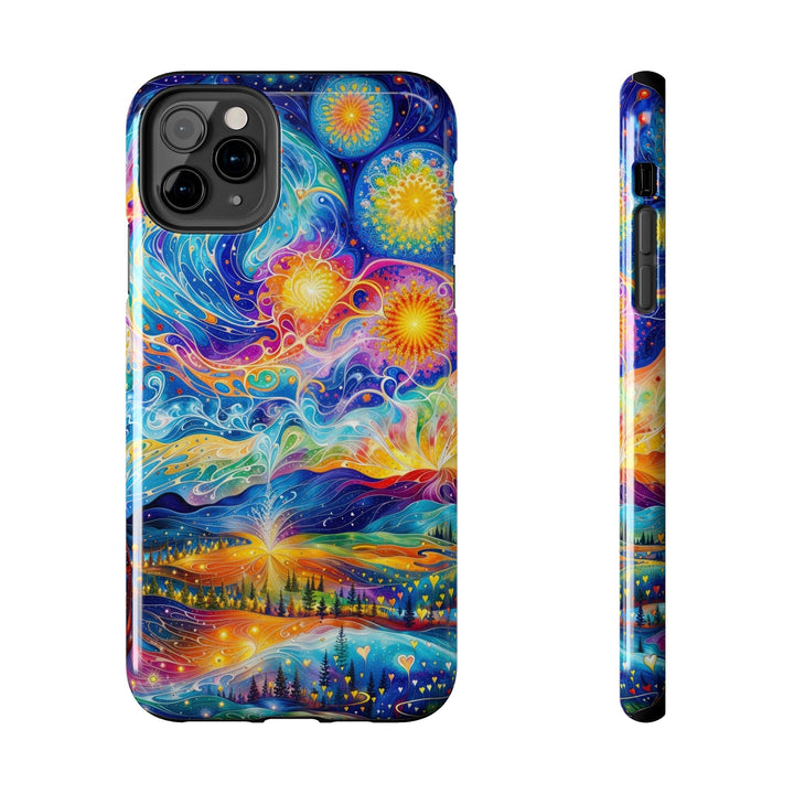 Cosmic Vibrant Landscape - Tough Phone Case - Phone Case - g(0D·IO) - iPhone 11 Pro Max - -