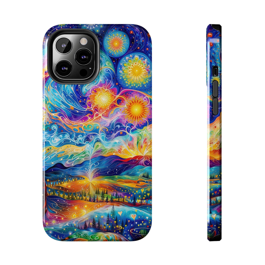 Cosmic Vibrant Landscape - Tough Phone Case - Phone Case - g(0D·IO) - iPhone 12 Pro Max - -