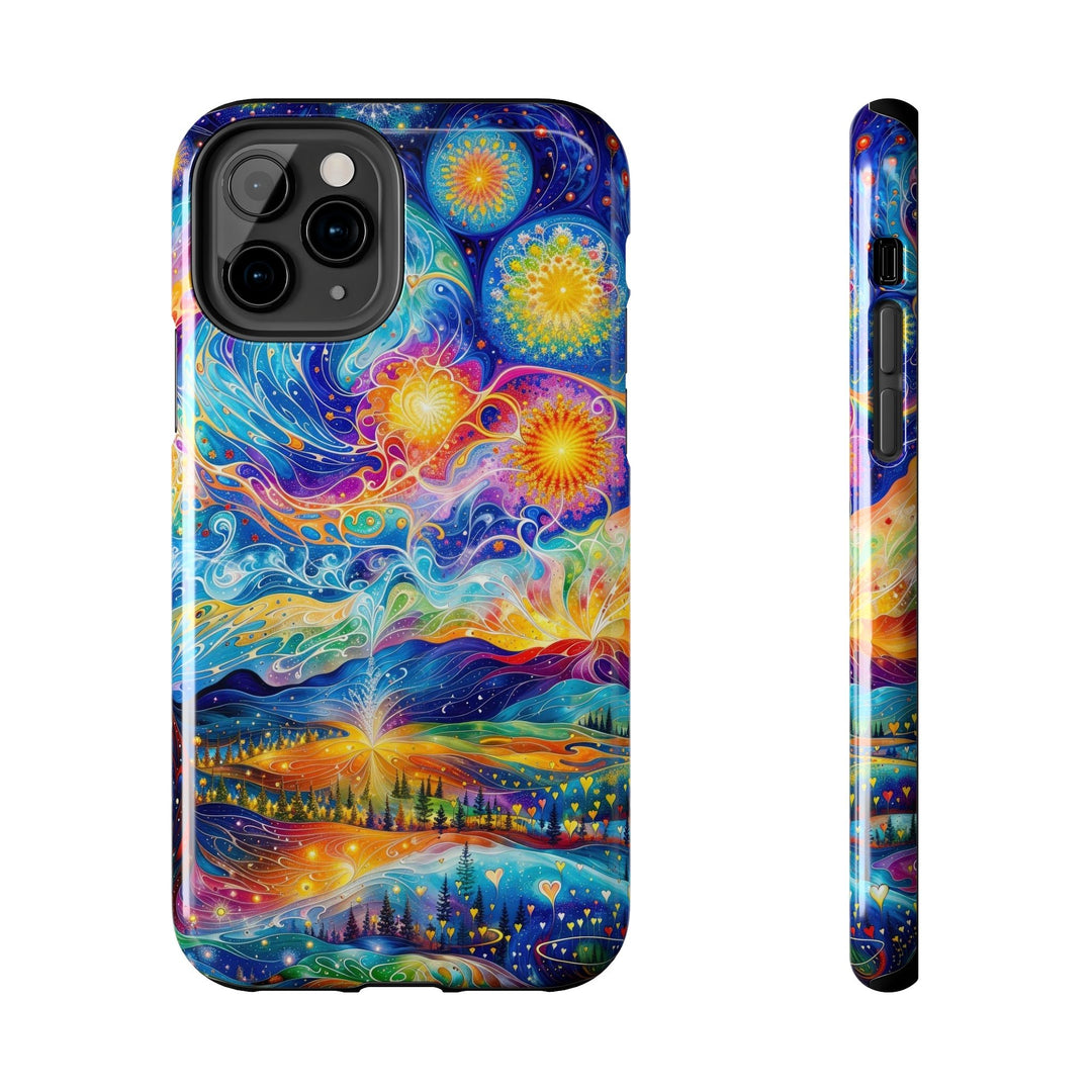 Cosmic Vibrant Landscape - Tough Phone Case - Phone Case - g(0D·IO) - iPhone 11 Pro - -