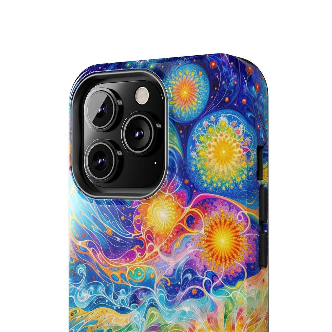 Cosmic Vibrant Landscape - Tough Phone Case - Phone Case - g(0D·IO) - iPhone 13 Mini - -