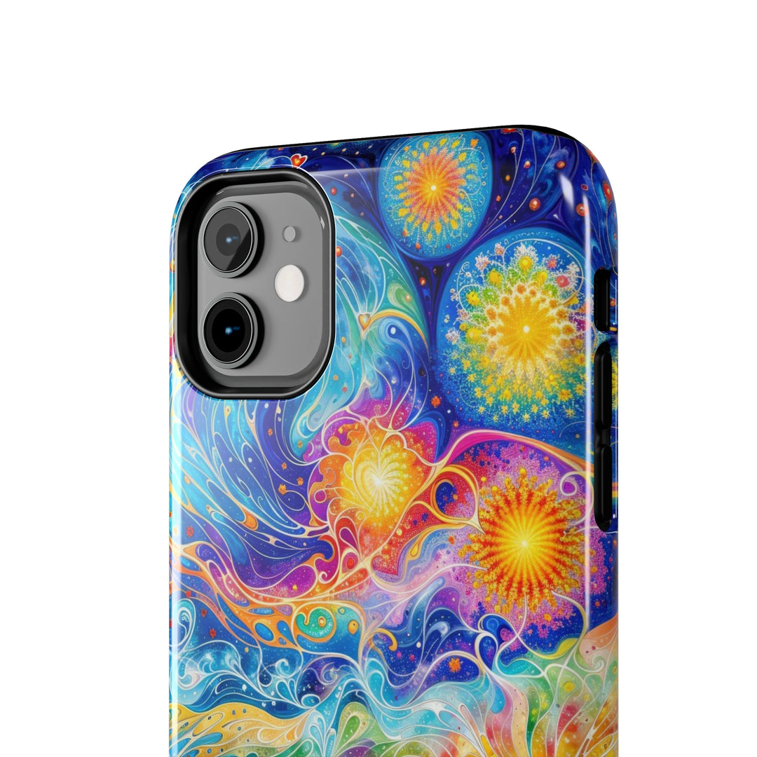 Cosmic Vibrant Landscape - Tough Phone Case - Phone Case - g(0D·IO) - iPhone 13 Mini - -