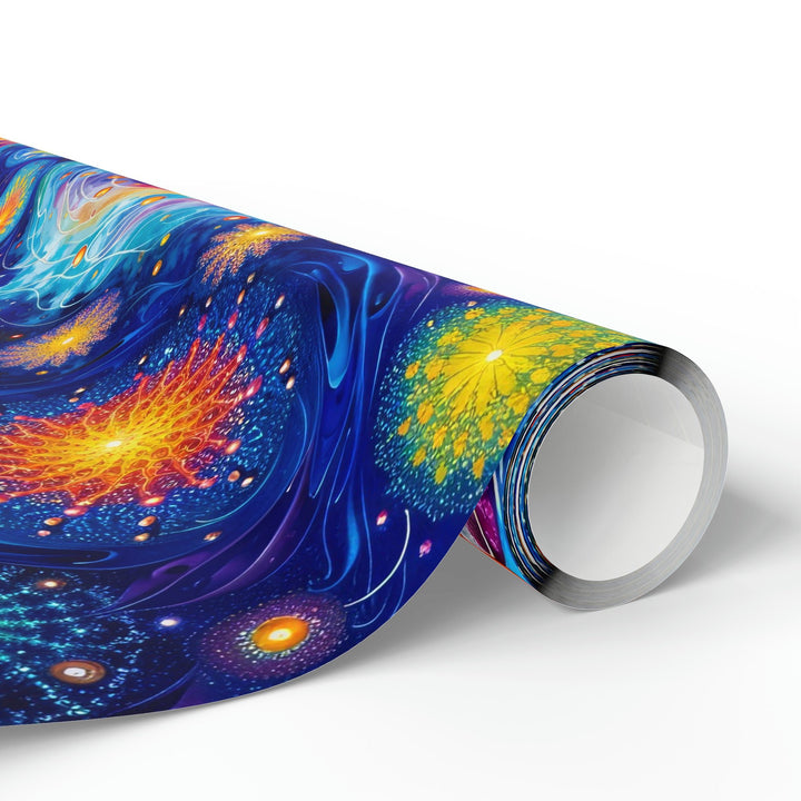 Cosmic Vibrant Landscape - Wrapping Paper - Home Decor - g(0D·IO) - 30" x 180" - Matte -