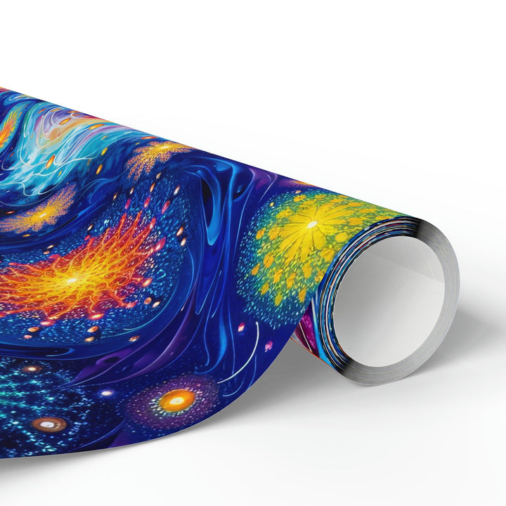 Cosmic Vibrant Landscape - Wrapping Paper - Home Decor - g(0D·IO) - 30" x 180" - Matte -