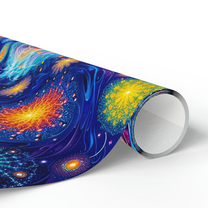 Cosmic Vibrant Landscape - Wrapping Paper - Home Decor - g(0D·IO) - 30" x 180" - Matte -