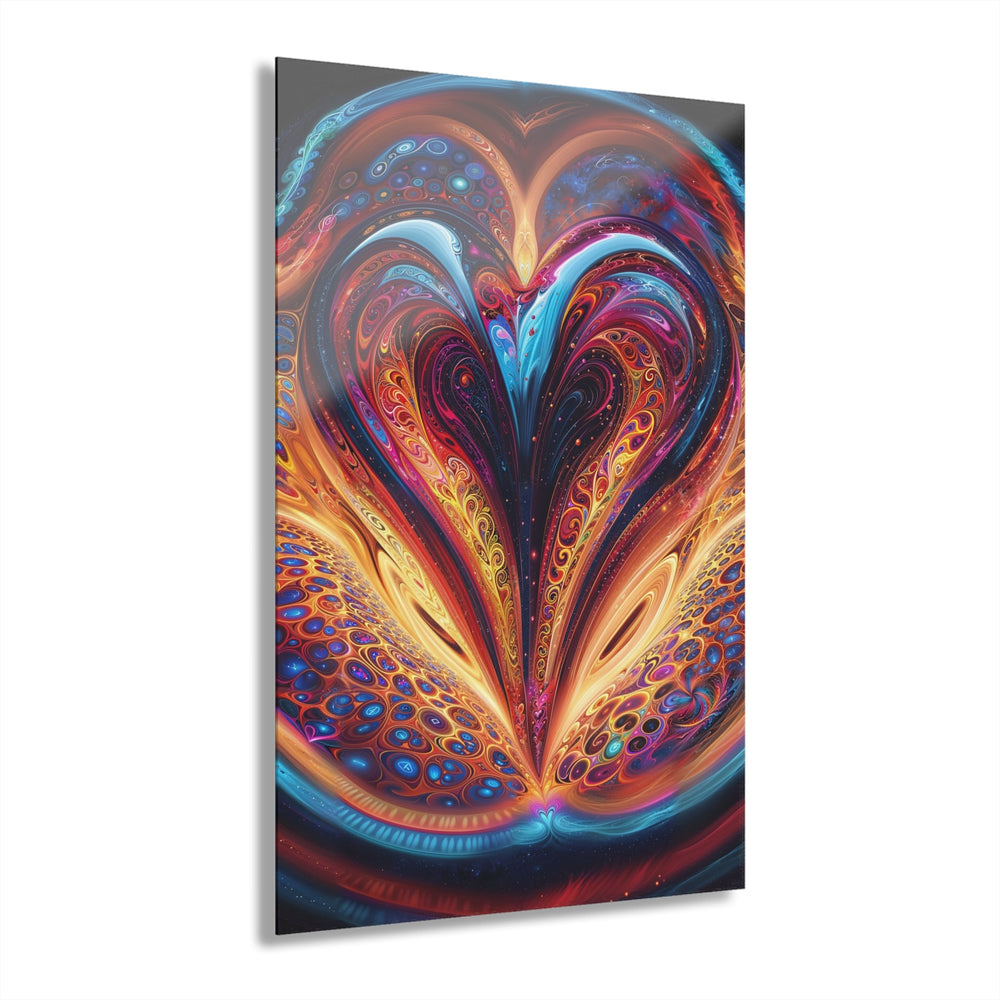 Cosmic Vibrant Swirls - Acrylic Prints (French Cleat Hanging) - Home Decor - g(0D·IO) - 24" x 36" (Vertical) - 0.25'' -