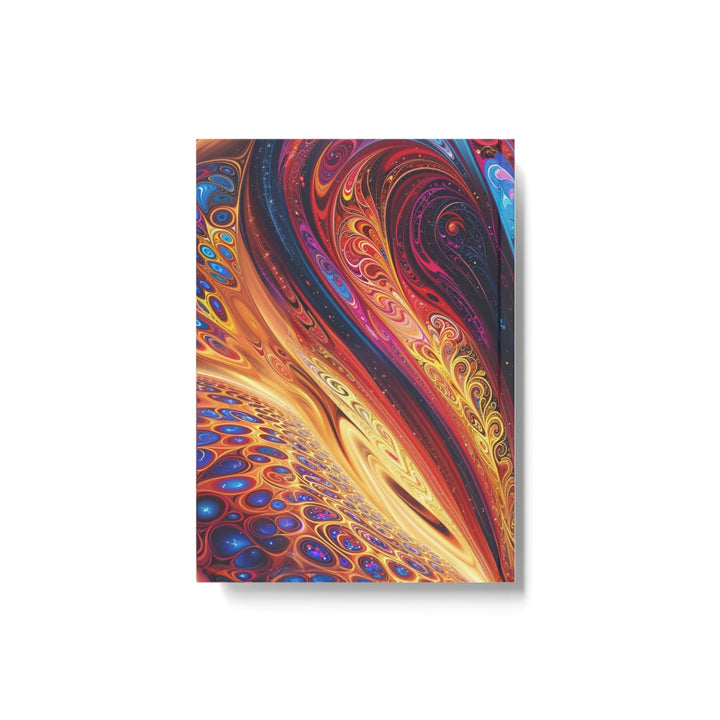 Cosmic Vibrant Swirls - Hard Backed Journal - Paper products - g(0D·IO) - Graph - A5 - White