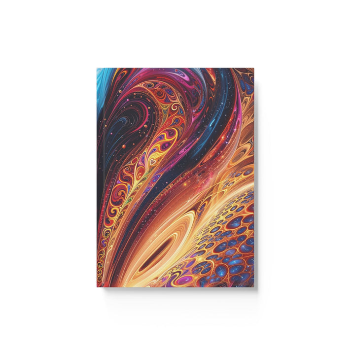 Cosmic Vibrant Swirls - Hard Backed Journal - Paper products - g(0D·IO) - Graph - A5 - White