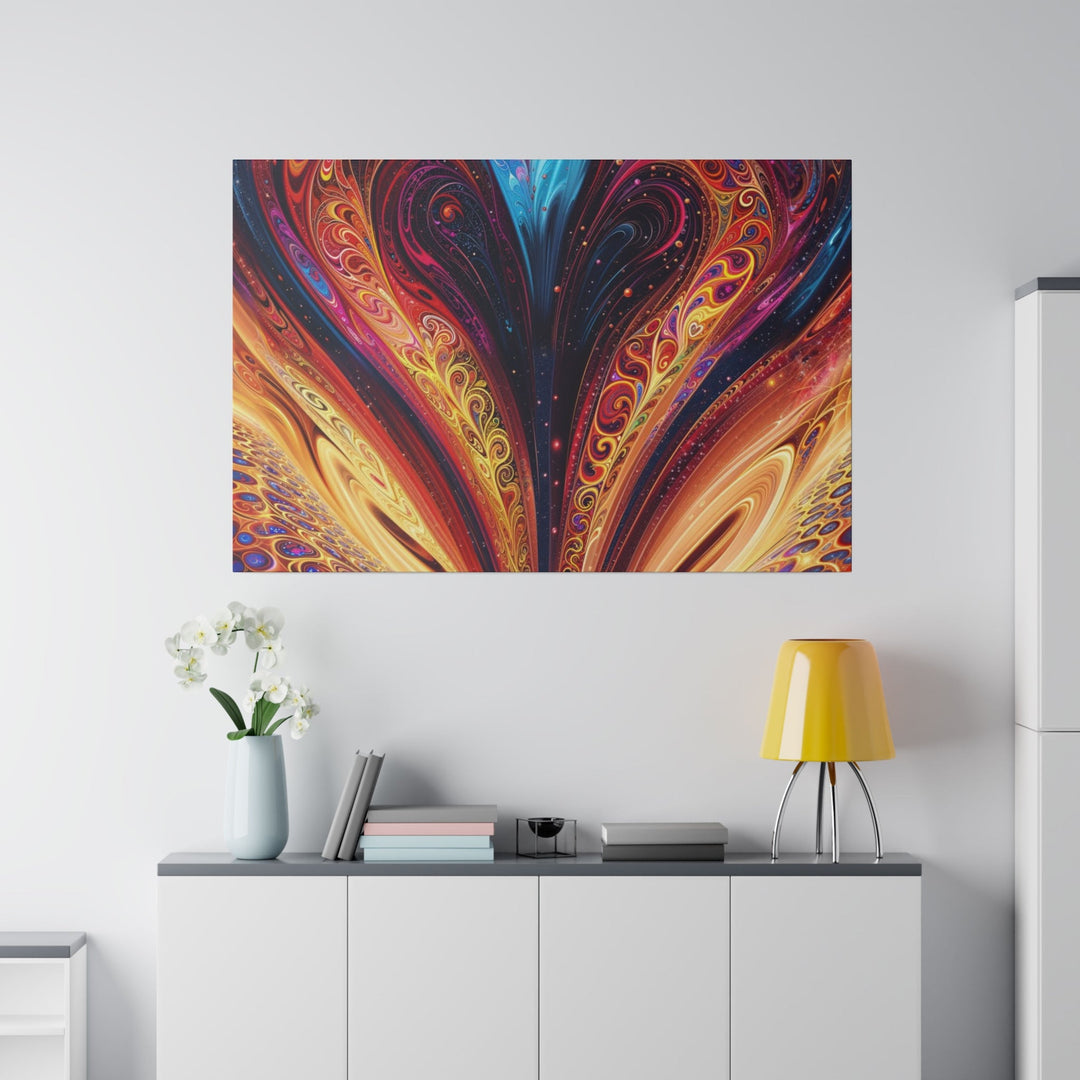 Cosmic Vibrant Swirls - Matte Canvas - Canvas - g(0D·IO) - 32" x 32" (Square) - 0.75'' -