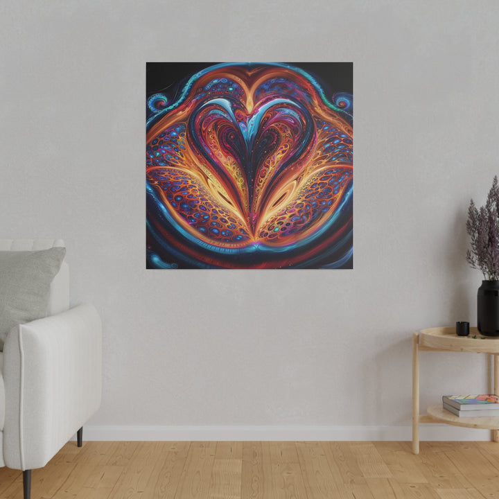 Cosmic Vibrant Swirls - Matte Canvas - Canvas - g(0D·IO) - 32" x 32" (Square) - 0.75'' -