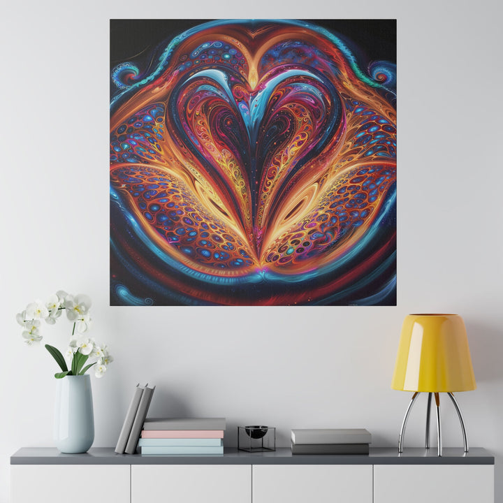 Cosmic Vibrant Swirls - Matte Canvas - Canvas - g(0D·IO) - 32" x 32" (Square) - 0.75'' -