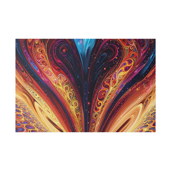 Cosmic Vibrant Swirls - Matte Canvas - Canvas - g(0D·IO) - 48″ x 32″ (Horizontal) - 0.75'' -