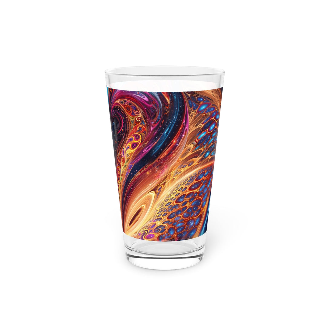 Cosmic Vibrant Swirls - Pint Glass - Mug - g(0D·IO) - 16oz - -