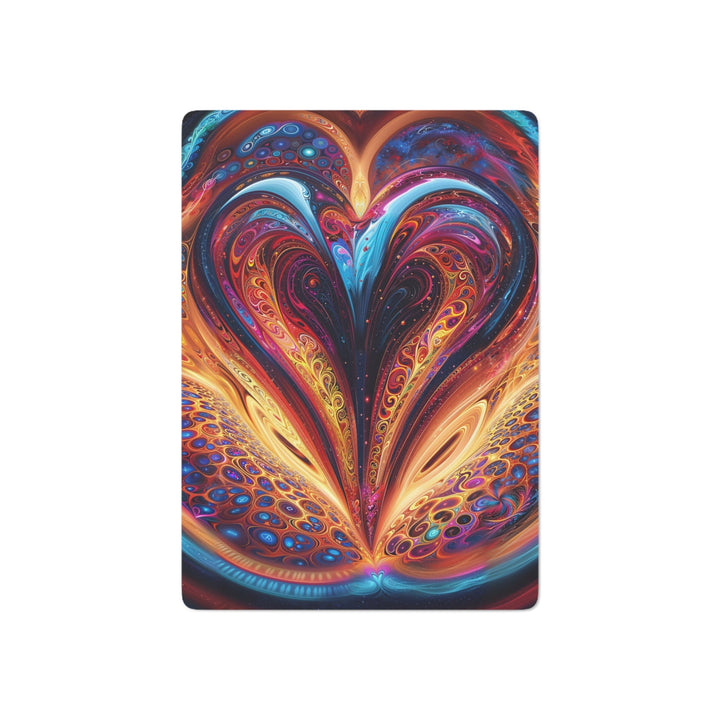 Cosmic Vibrant Swirls - Poker Cards - Paper products - g(0D·IO) - 2.47" x 3.47" - White - Semi Glossy