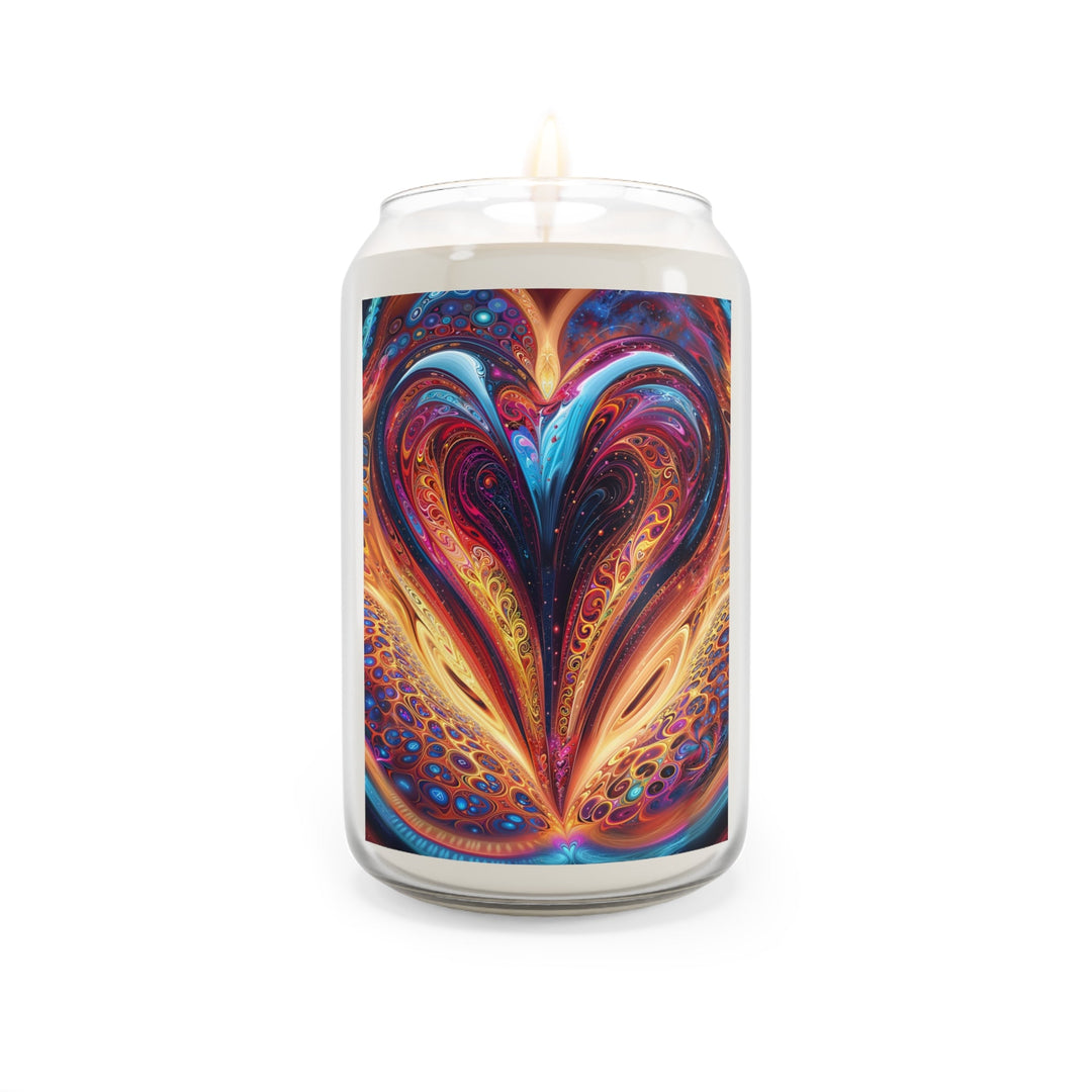 Cosmic Vibrant Swirls - Scented Candle - Home Decor - g(0D·IO) - Comfort Spice - 13.75oz -