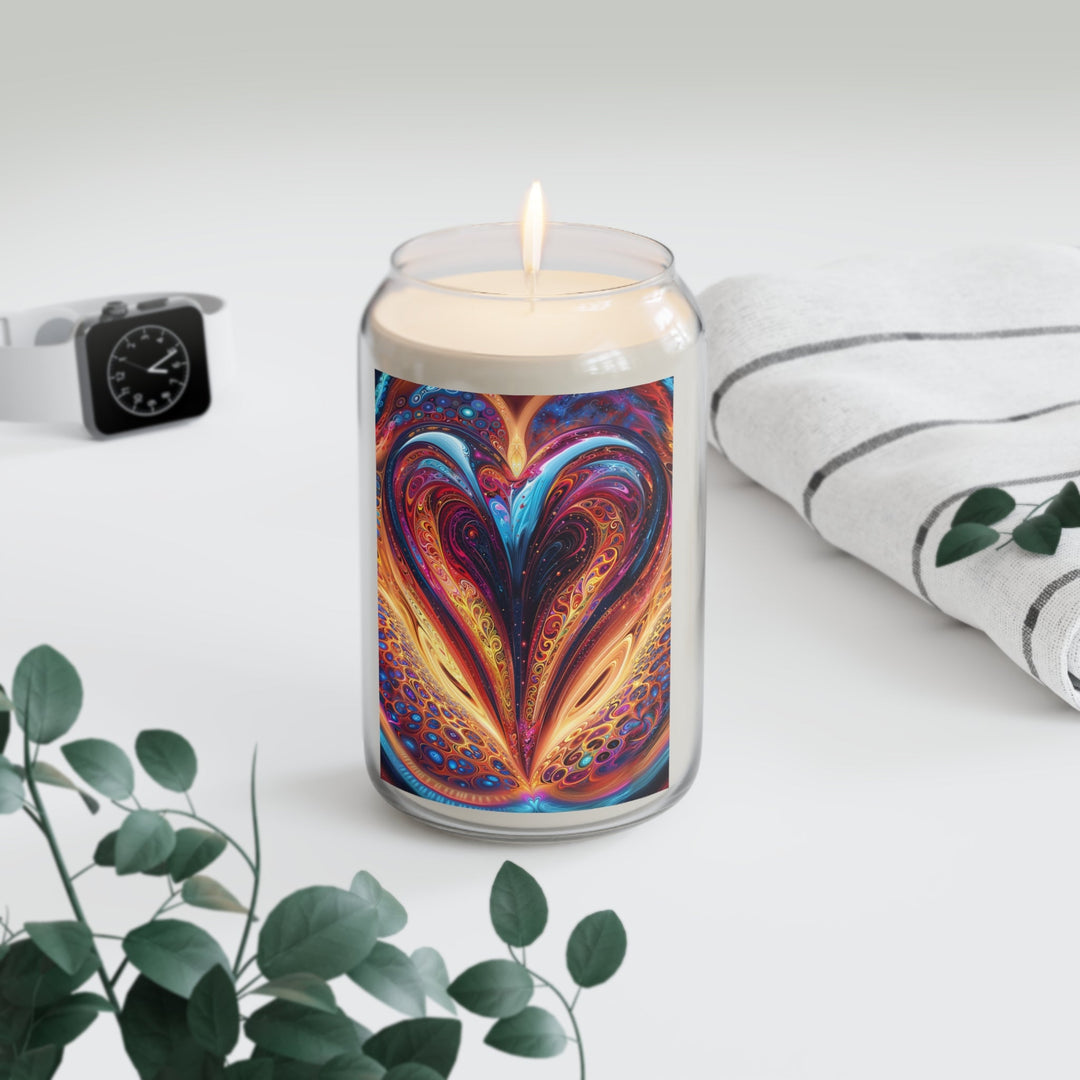 Cosmic Vibrant Swirls - Scented Candle - Home Decor - g(0D·IO) - Vanilla Bean - 13.75oz -
