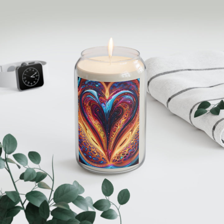 Cosmic Vibrant Swirls - Scented Candle - Home Decor - g(0D·IO) - Vanilla Bean - 13.75oz -