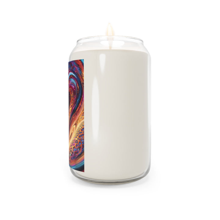 Cosmic Vibrant Swirls - Scented Candle - Home Decor - g(0D·IO) - Vanilla Bean - 13.75oz -