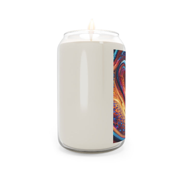 Cosmic Vibrant Swirls - Scented Candle - Home Decor - g(0D·IO) - Vanilla Bean - 13.75oz -