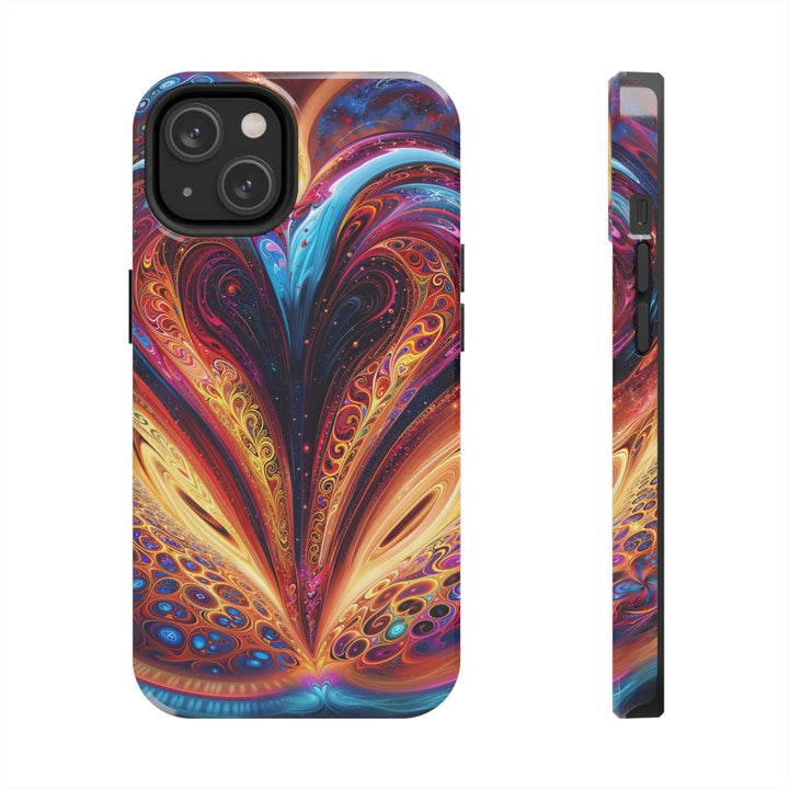 Cosmic Vibrant Swirls - Tough Phone Case - Phone Case - g(0D·IO) - iPhone 14 - -