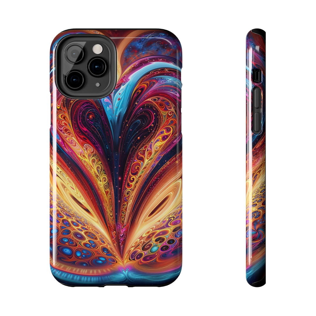 Cosmic Vibrant Swirls - Tough Phone Case - Phone Case - g(0D·IO) - iPhone 11 Pro - -