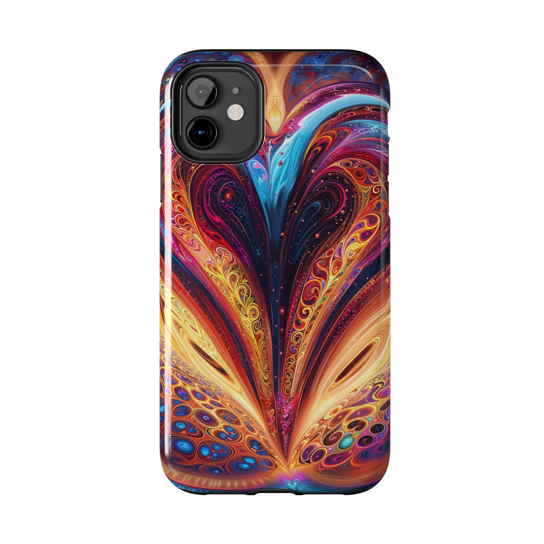 Cosmic Vibrant Swirls - Tough Phone Case - Phone Case - g(0D·IO) - iPhone 13 Mini - -