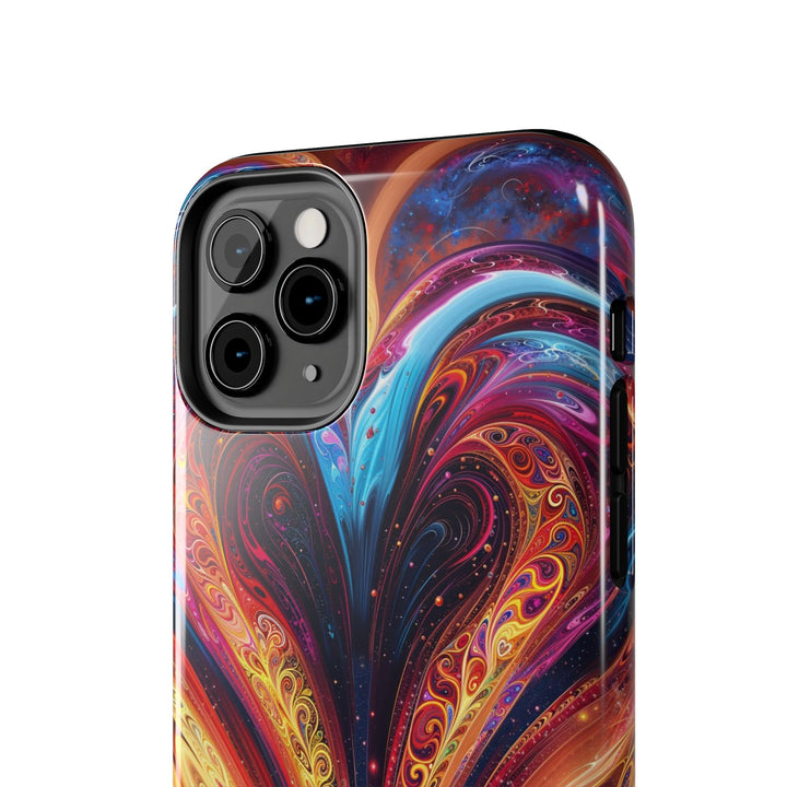 Cosmic Vibrant Swirls - Tough Phone Case - Phone Case - g(0D·IO) - iPhone 13 Mini - -