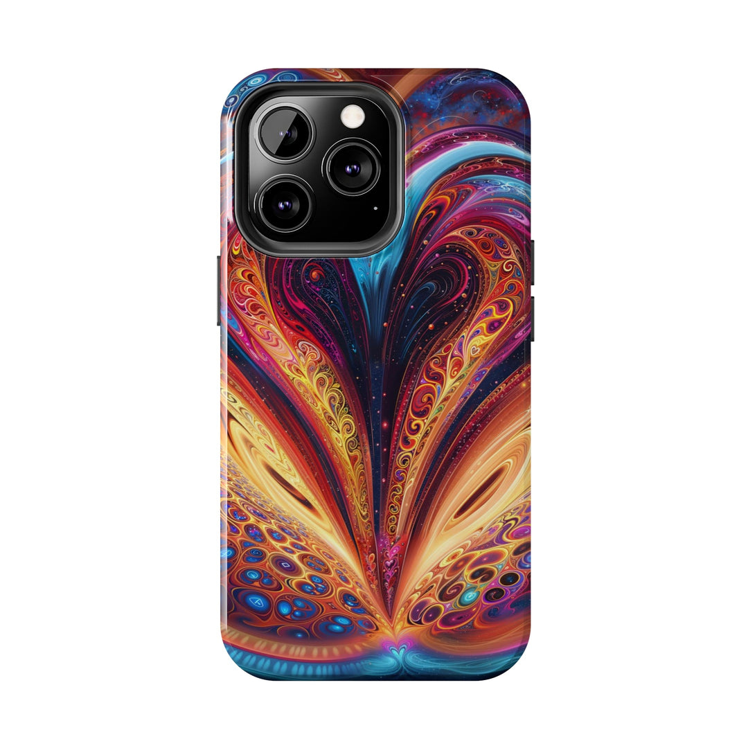 Cosmic Vibrant Swirls - Tough Phone Case - Phone Case - g(0D·IO) - iPhone 13 Mini - -