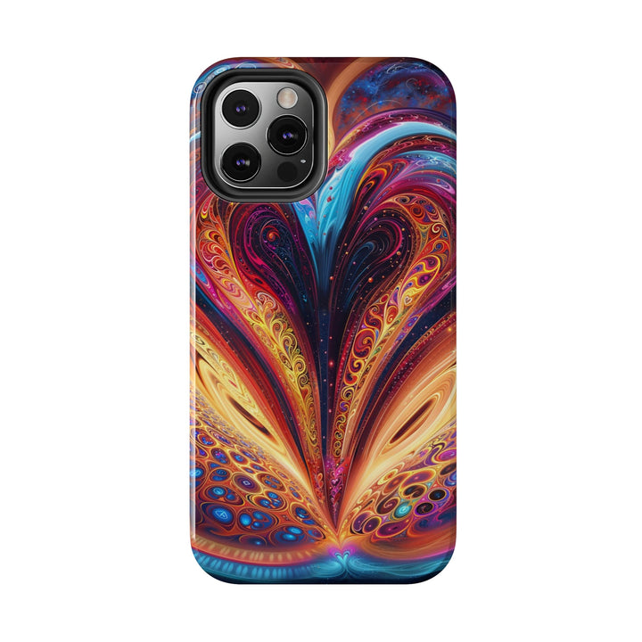 Cosmic Vibrant Swirls - Tough Phone Case - Phone Case - g(0D·IO) - iPhone 13 Mini - -