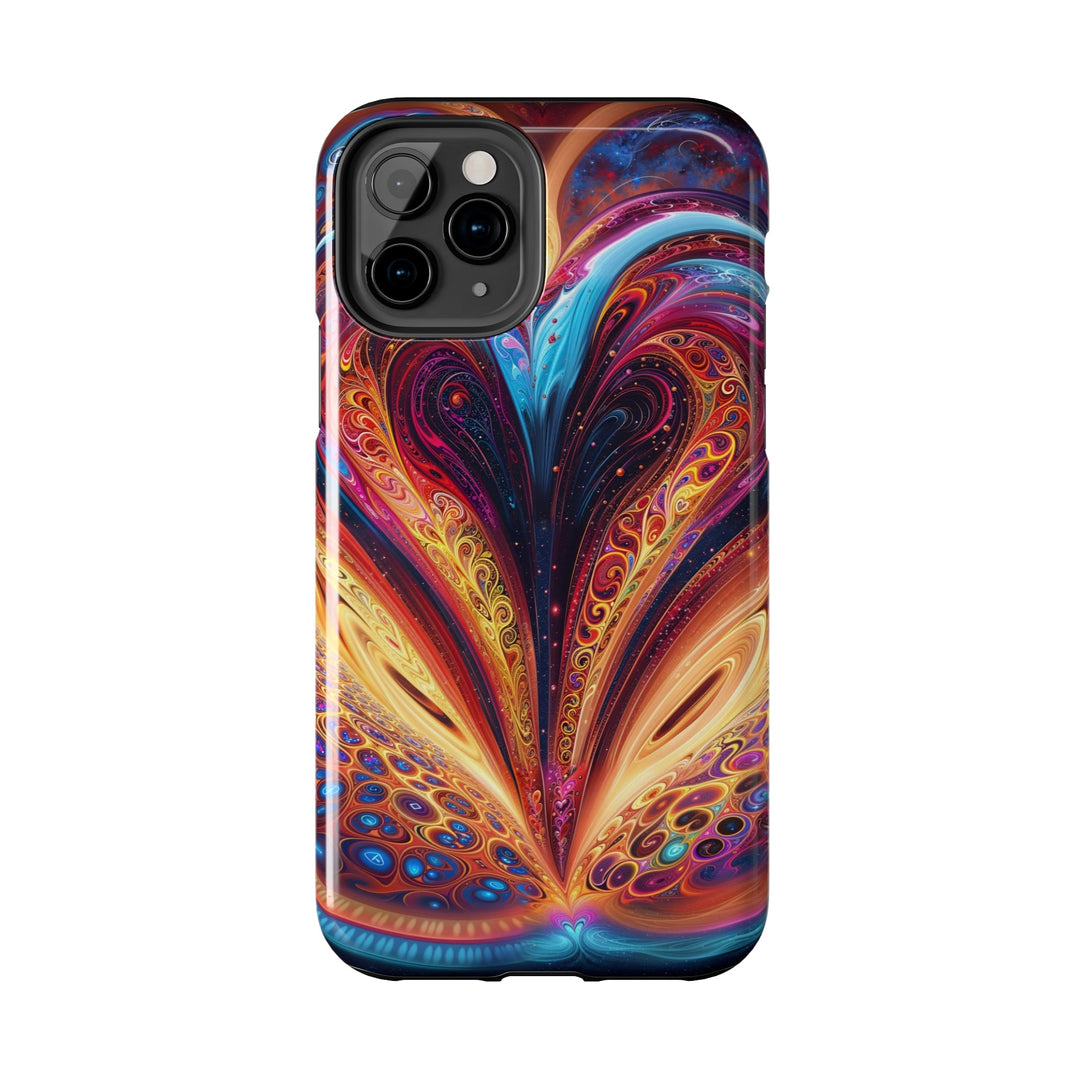 Cosmic Vibrant Swirls - Tough Phone Case - Phone Case - g(0D·IO) - iPhone 13 Mini - -