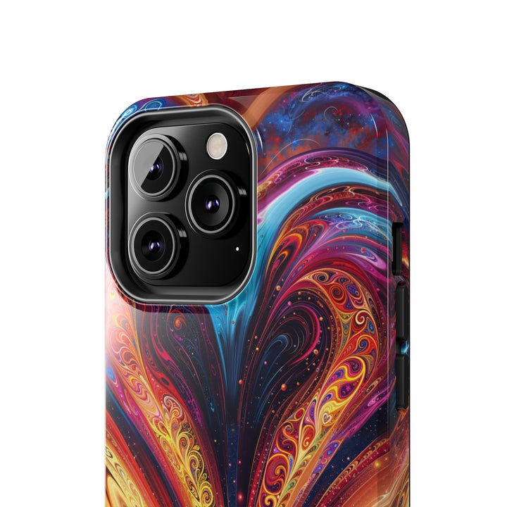 Cosmic Vibrant Swirls - Tough Phone Case - Phone Case - g(0D·IO) - iPhone 13 Mini - -