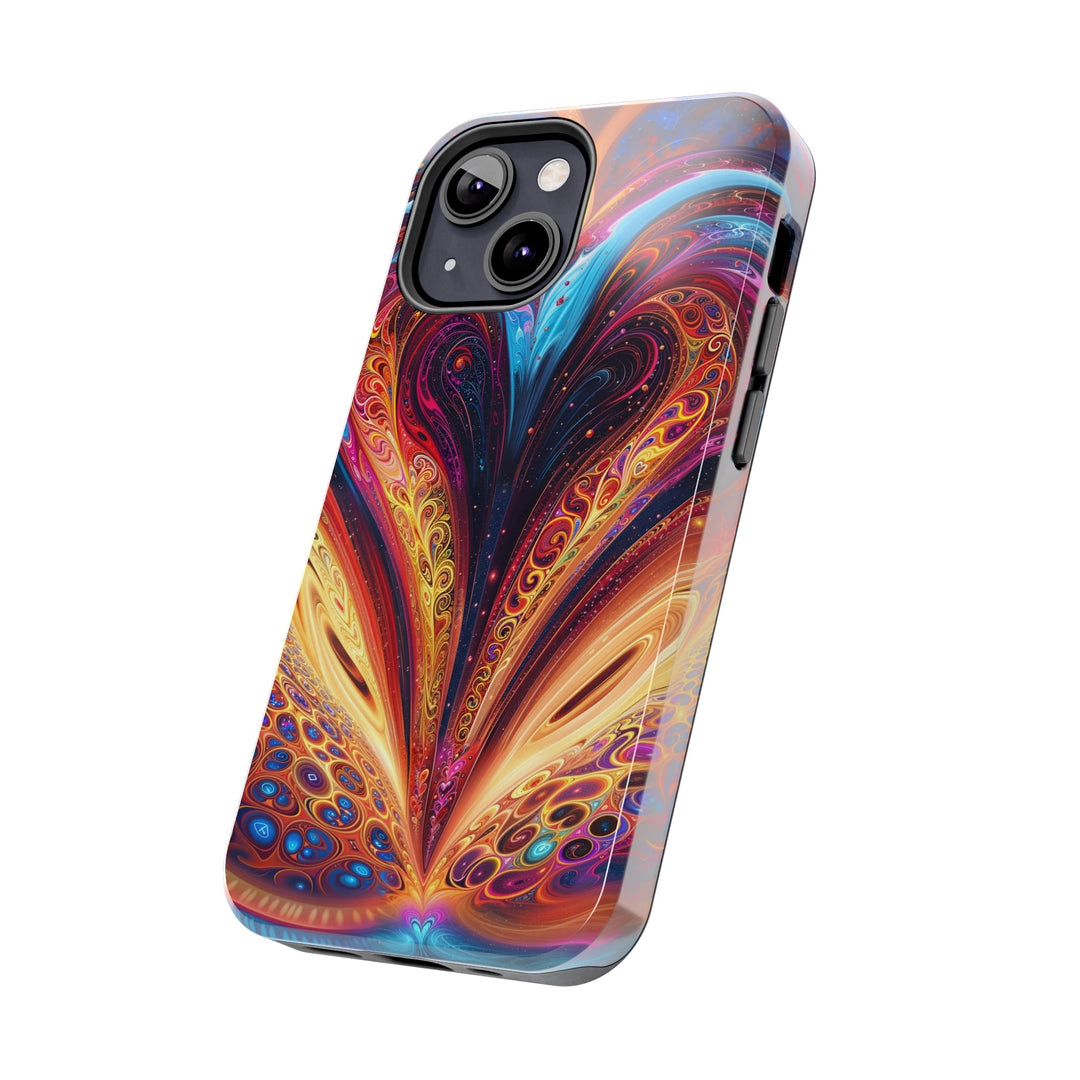 Cosmic Vibrant Swirls - Tough Phone Case - Phone Case - g(0D·IO) - iPhone 13 Mini - -