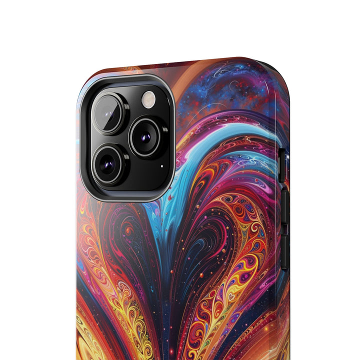 Cosmic Vibrant Swirls - Tough Phone Case - Phone Case - g(0D·IO) - iPhone 13 Mini - -