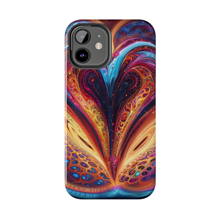 Cosmic Vibrant Swirls - Tough Phone Case - Phone Case - g(0D·IO) - iPhone 13 Mini - -