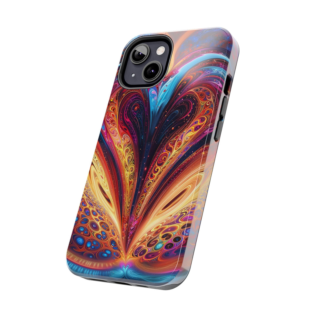 Cosmic Vibrant Swirls - Tough Phone Case - Phone Case - g(0D·IO) - iPhone 13 Mini - -