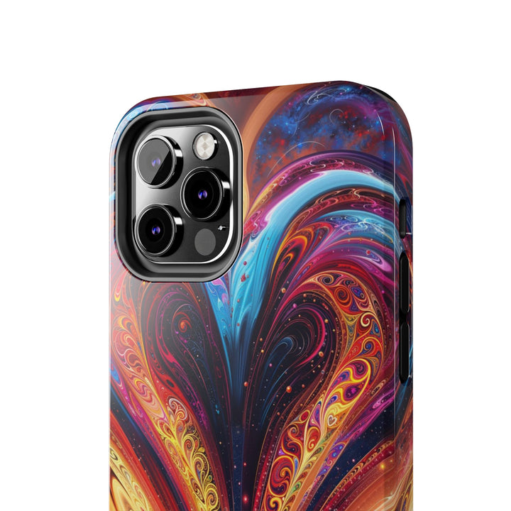 Cosmic Vibrant Swirls - Tough Phone Case - Phone Case - g(0D·IO) - iPhone 13 Mini - -