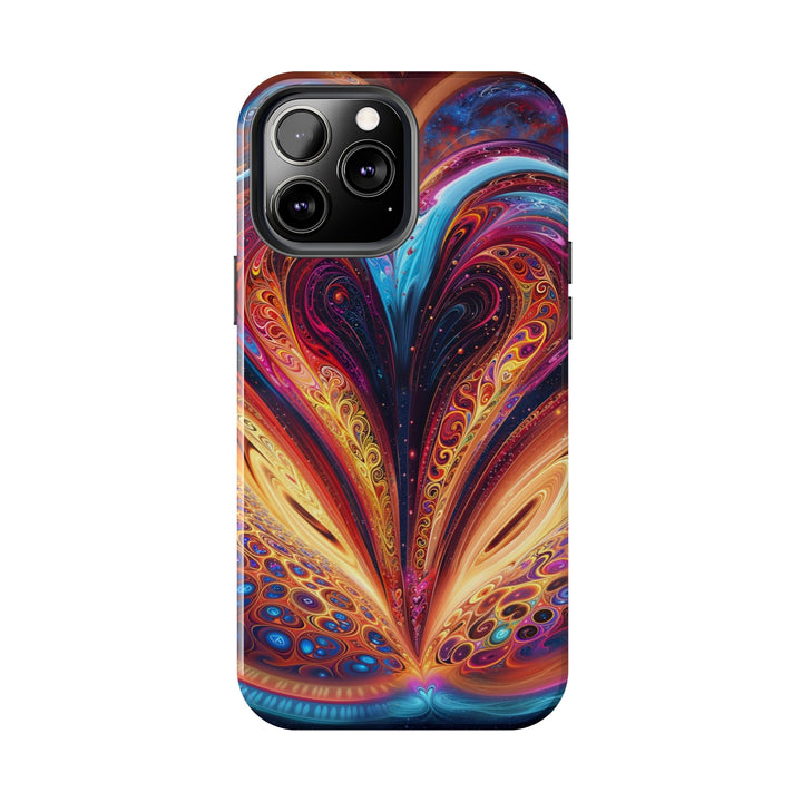 Cosmic Vibrant Swirls - Tough Phone Case - Phone Case - g(0D·IO) - iPhone 13 Mini - -