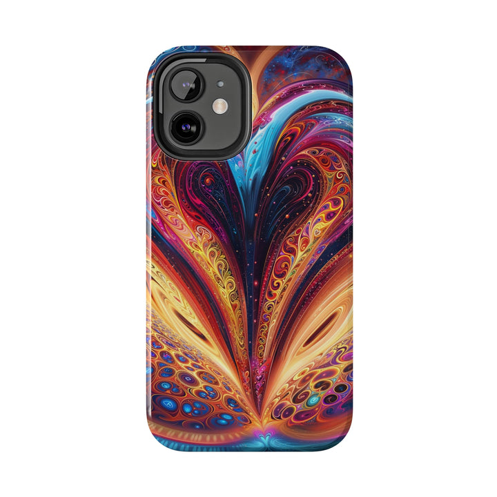 Cosmic Vibrant Swirls - Tough Phone Case - Phone Case - g(0D·IO) - iPhone 13 Mini - -