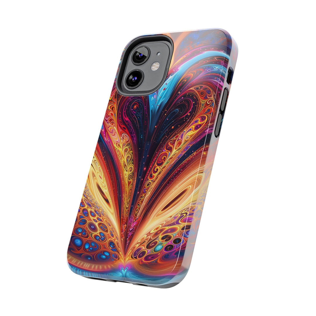 Cosmic Vibrant Swirls - Tough Phone Case - Phone Case - g(0D·IO) - iPhone 13 Mini - -