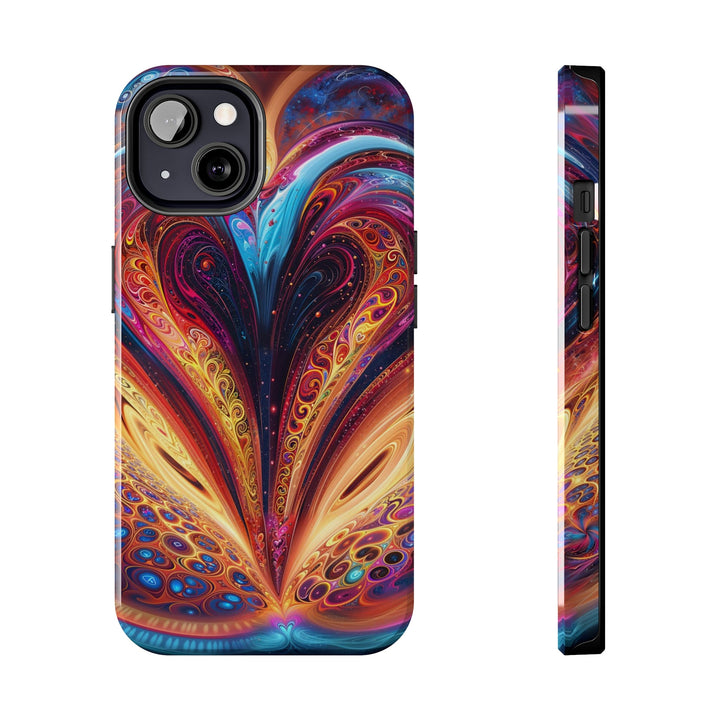 Cosmic Vibrant Swirls - Tough Phone Case - Phone Case - g(0D·IO) - iPhone 13 - -